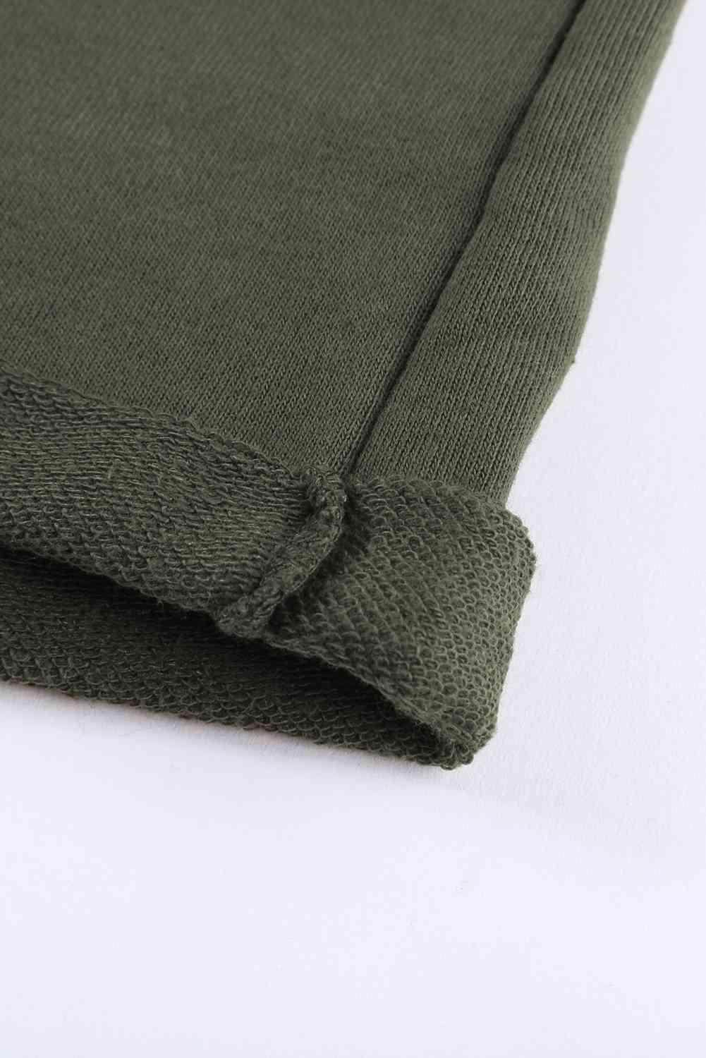 Comfortable Drawstring Waist Cuffed Shorts for Casual Wear - Selvanelle