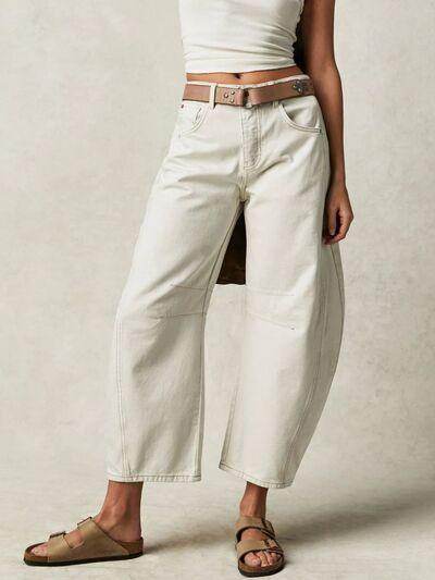 Wide Leg Jeans with Pockets for Stylish Everyday Wear - Selvanelle