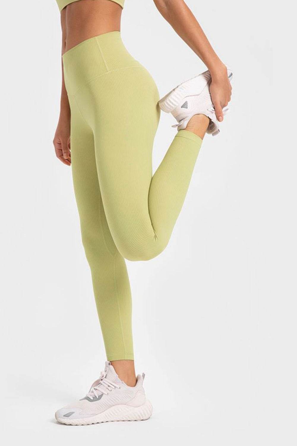 Millennia Highly Stretchy Wide Waistband Yoga Leggings - Selvanelle