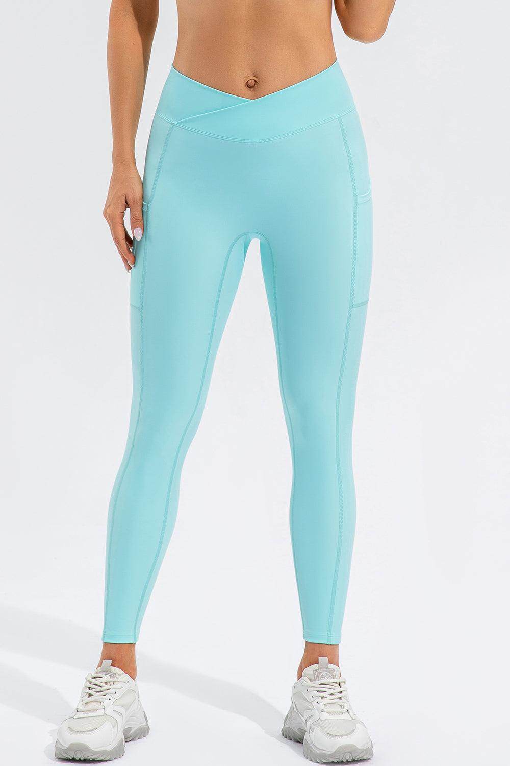 High Waist Active Leggings with Pockets for Women - Selvanelle