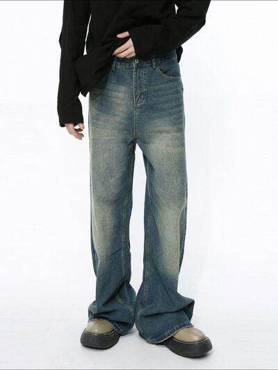 Wide Leg Jeans with Pockets for Stylish Comfort - Selvanelle