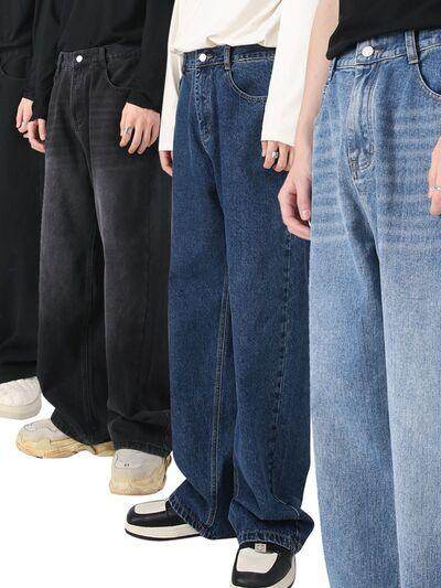 Baggy Jeans with Pockets for Comfortable Everyday Style - Selvanelle