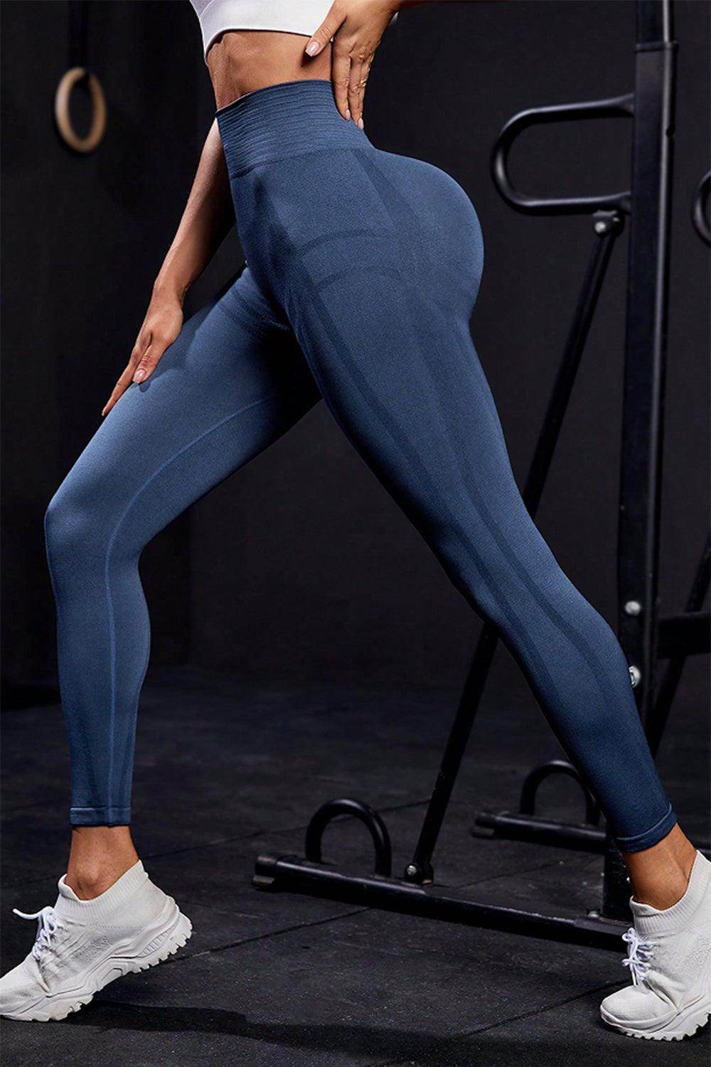 Wide Waistband High Waist Active Leggings for Women - Selvanelle