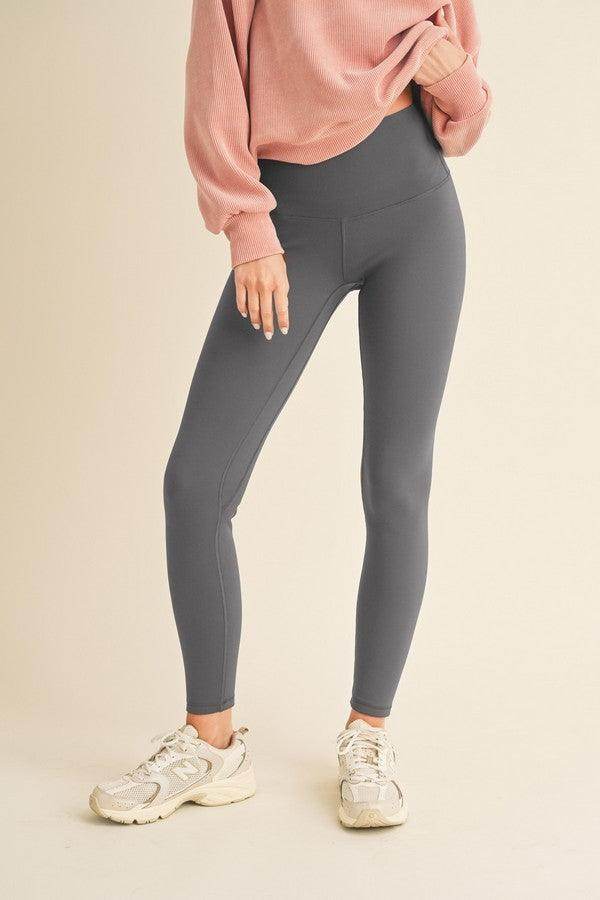 Yelete Full Size Fleece Lined High Waisted Leggings for Warmth - Selvanelle