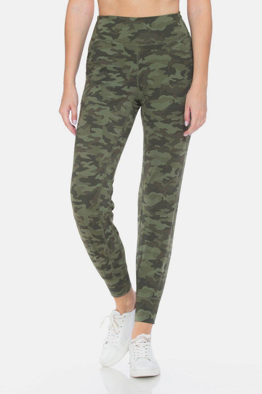 Leggings Depot Camouflage High Waist Leggings for Women - Selvanelle