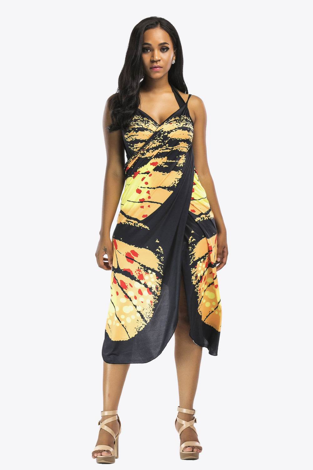 Butterfly Spaghetti Strap Cover Up - Selvanelle