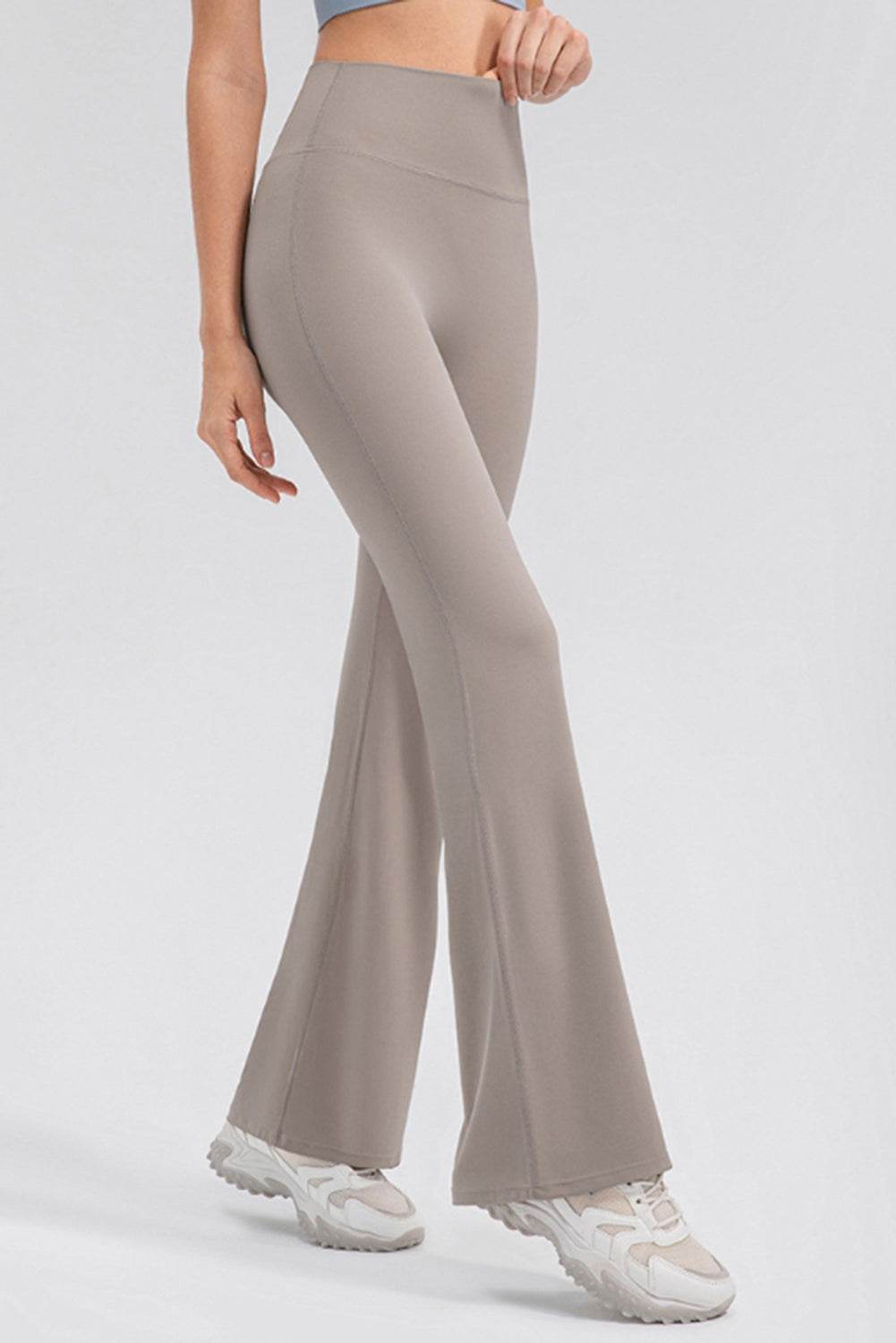 High Waist Straight Active Pants - Selvanelle