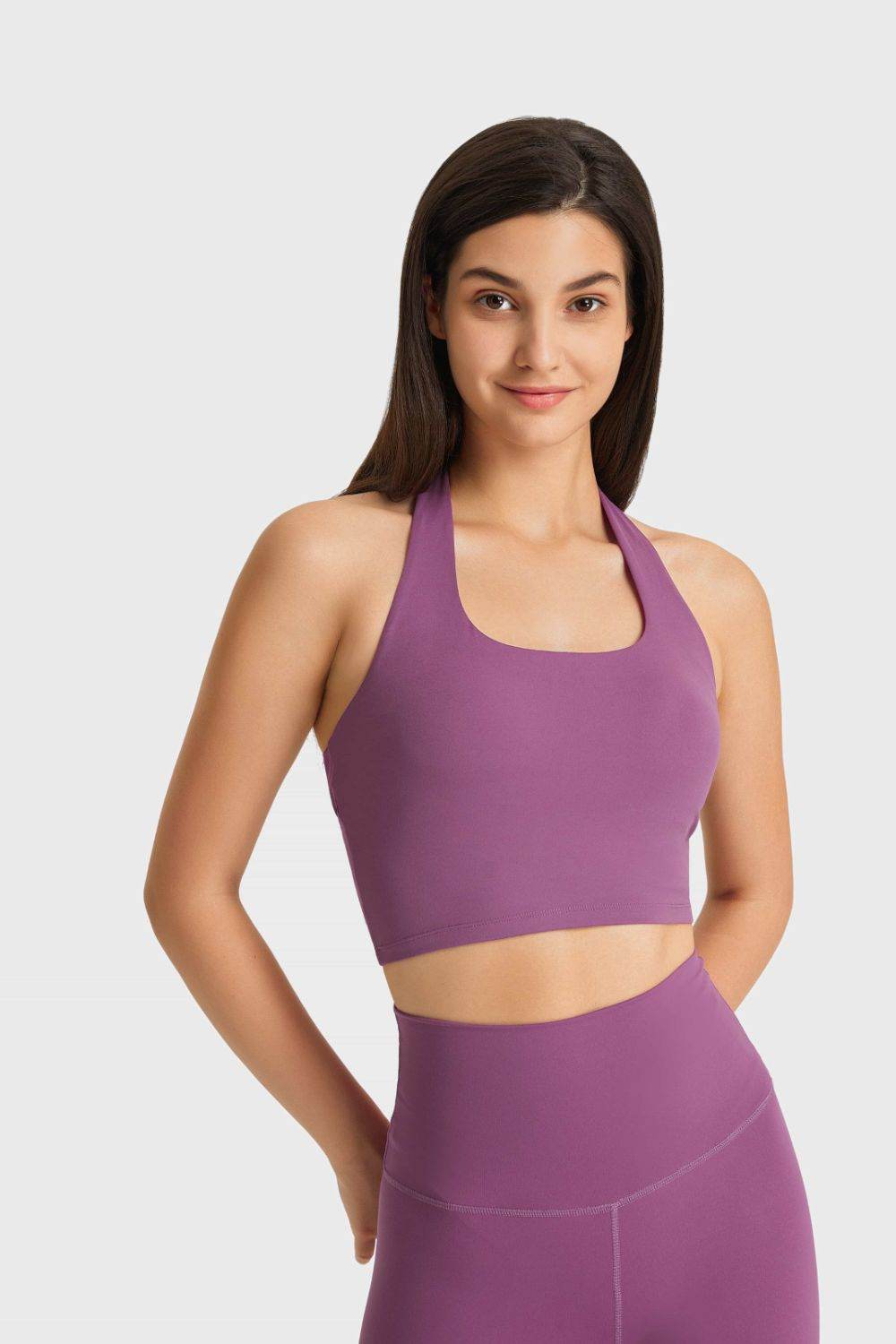 Millennia Breathable Halter Neck Sports Bra - Selvanelle