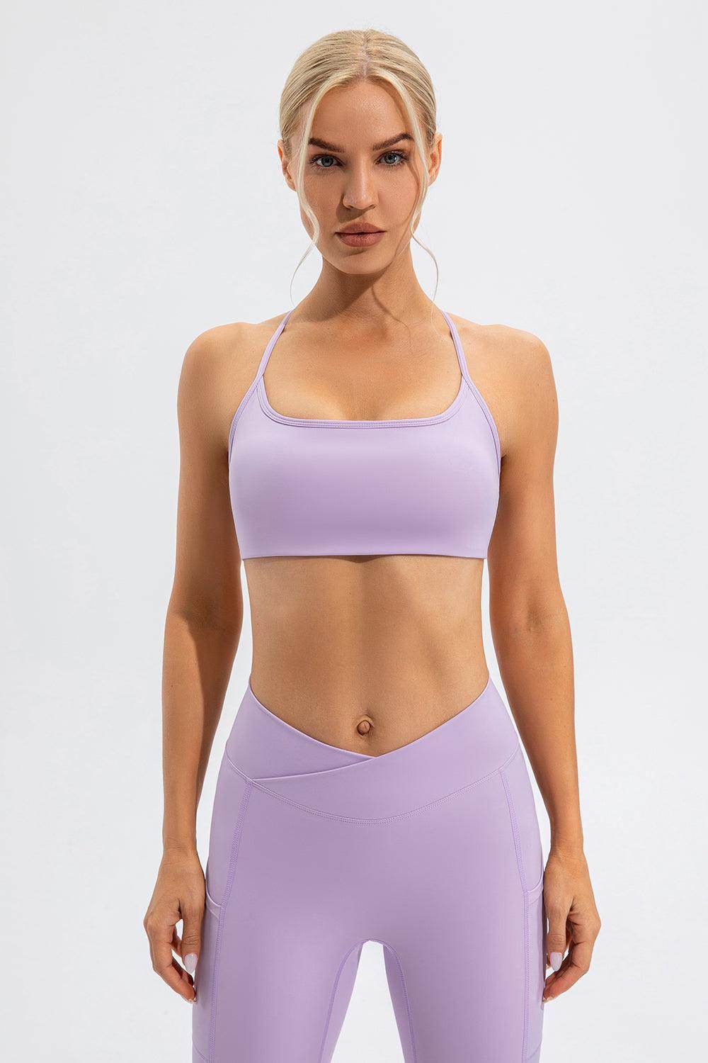 Crisscross Spaghetti Strap Active Cami for Comfortable Wear - Selvanelle