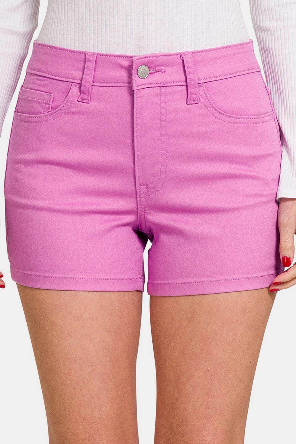 Zenana High Waist Denim Shorts for Summer Style - Selvanelle