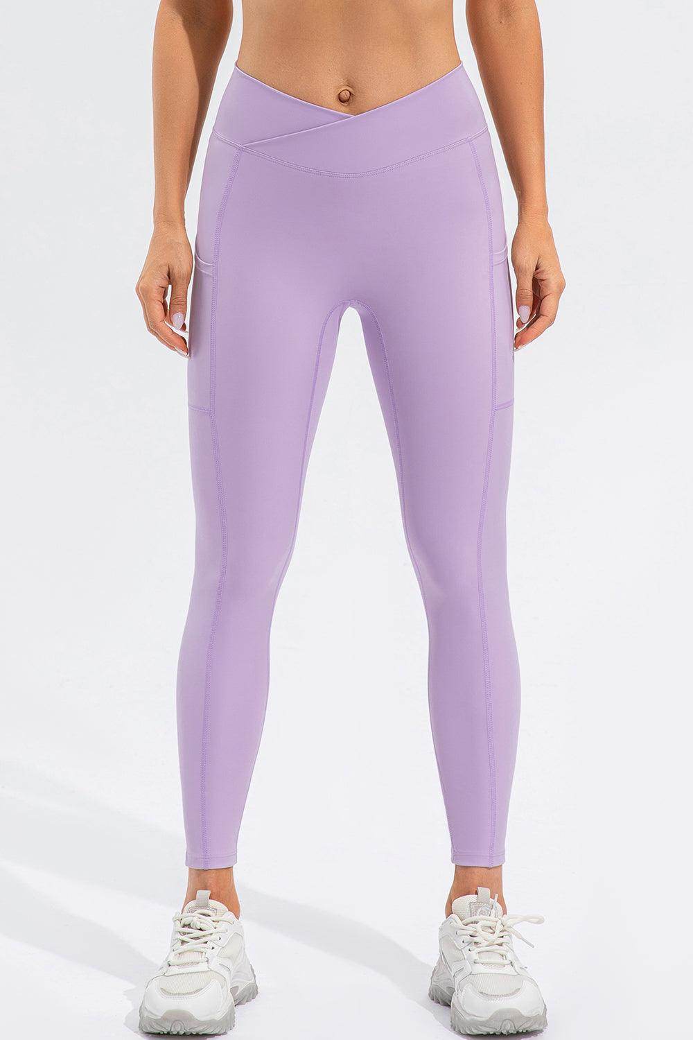 High Waist Active Leggings with Pockets for Women - Selvanelle