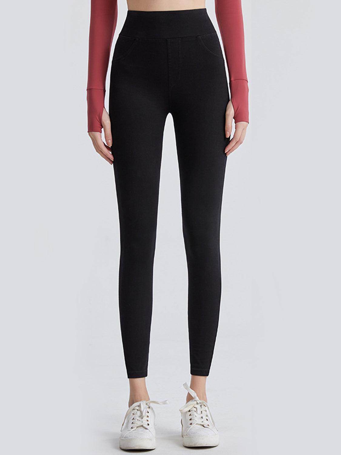 Wide Waistband Sports Leggings for Ultimate Comfort Fit - Selvanelle