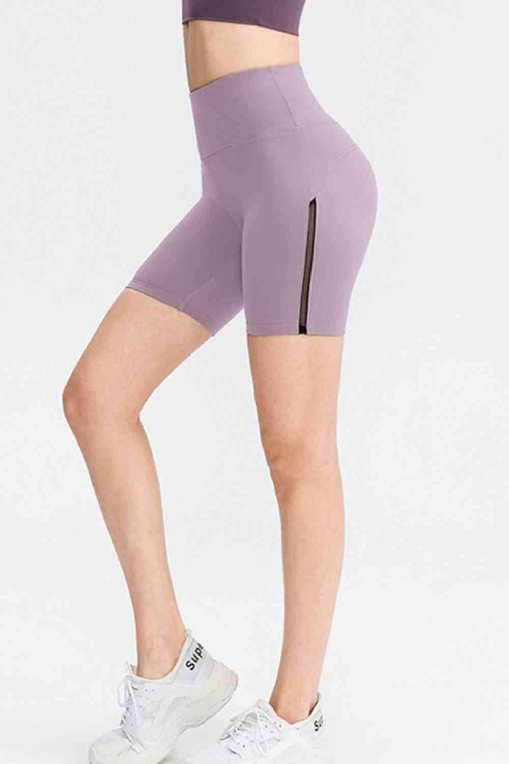 Wide Waistband Sports Shorts for Active Lifestyle Wear - Selvanelle