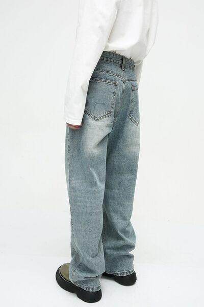 Mid Rise Jeans with Pockets for Everyday Style and Comfort - Selvanelle