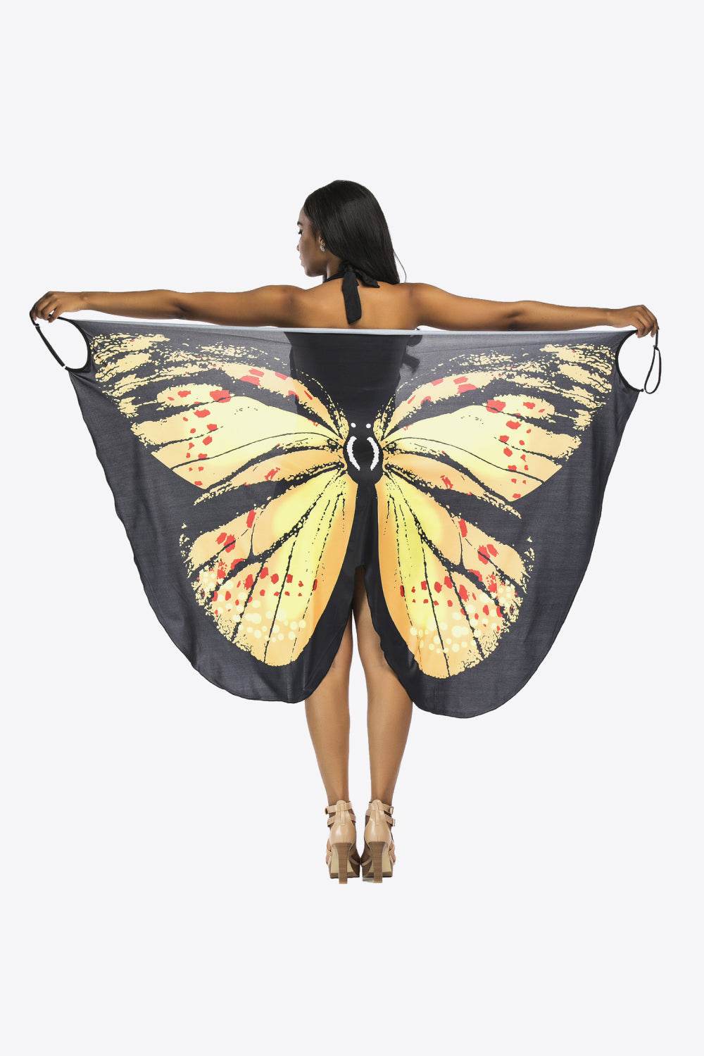 Butterfly Spaghetti Strap Cover Up - Selvanelle