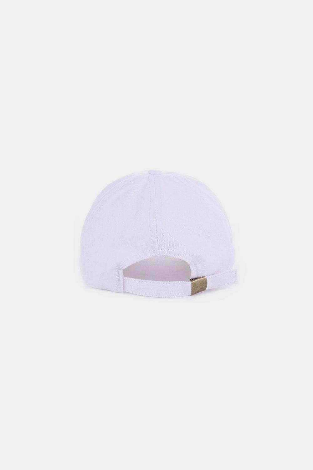 Zenana Ribbon Bow Chenille Patch Baseball Cap for Women - Selvanelle