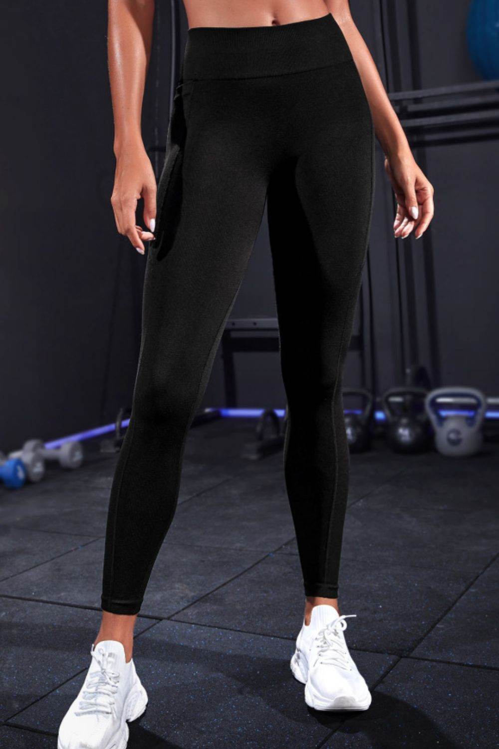 Wide Waistband Sports Leggings - Selvanelle
