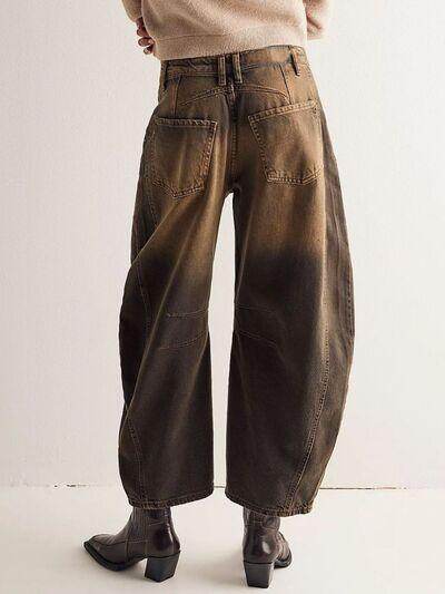 Wide Leg Jeans with Pockets for Stylish Everyday Wear - Selvanelle