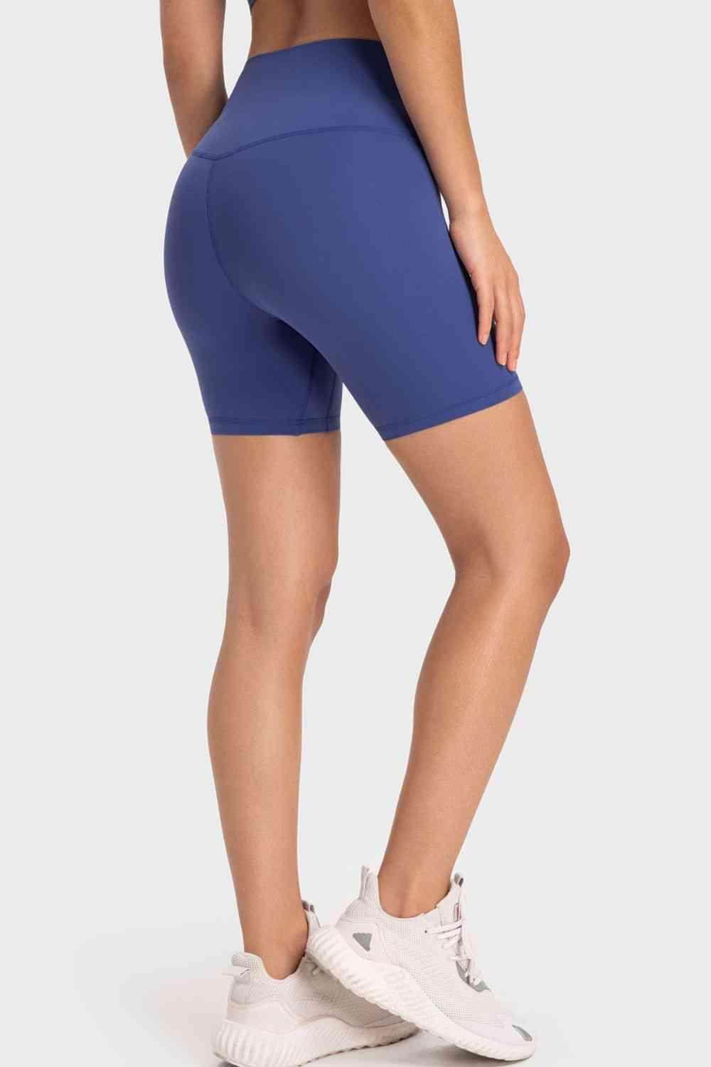 Millennia Staying Cozy Wide Waistband Biker Shorts For Comfort - Selvanelle