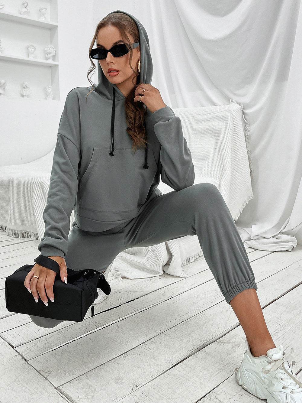 Ivy Lane Sports Hoodie and Joggers Set - Selvanelle