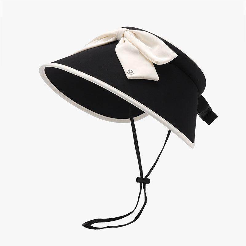 Bow Ice Silk Sun Hat for Ultimate UV Protection and Style - Selvanelle