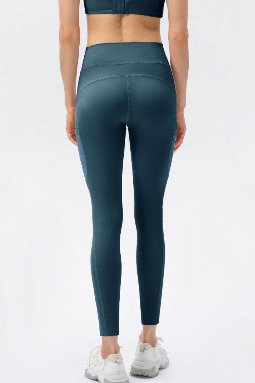 High Waist Slim Fit Long Sports Pants - Selvanelle