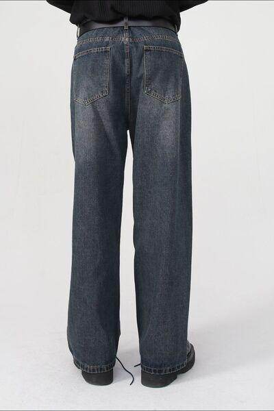 Wide Leg Jeans with Pockets for Effortless Style - Selvanelle