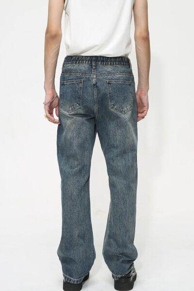 Mid Rise Jeans with Pockets for Casual Everyday Style - Selvanelle