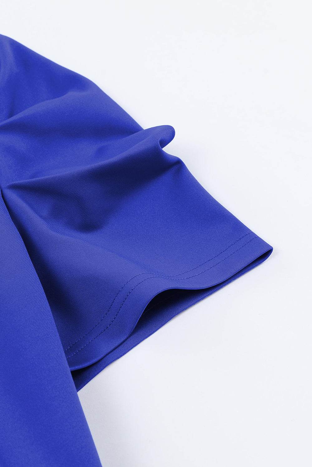 Belted Puff Sleeve V-Neck Jumpsuit - Selvanelle