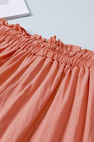 Drawstring Paperbag Waist Wide Leg Pants for Women - Selvanelle