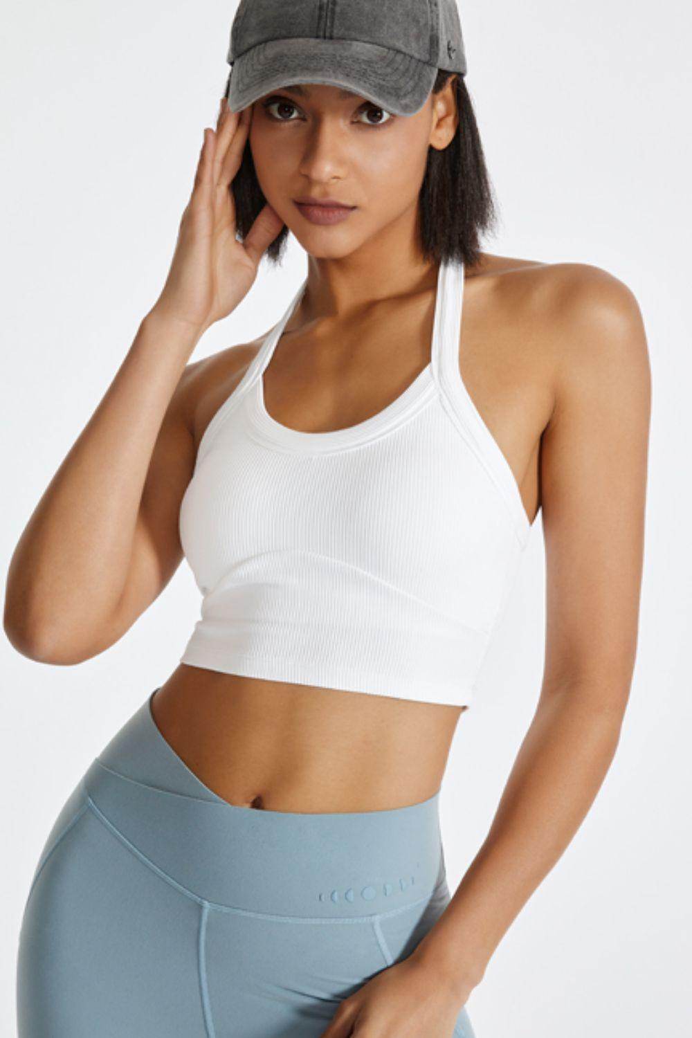 Halter Neck Active Cami for Comfortable Workout Wear - Selvanelle