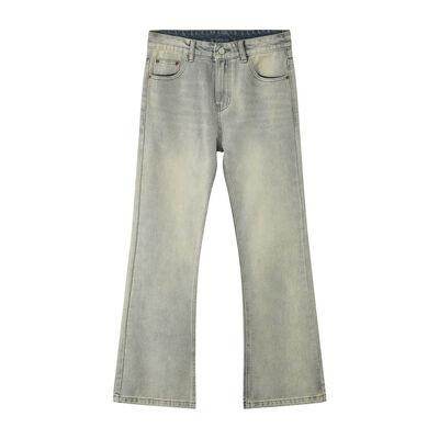 Straight Leg Jeans with Pockets for Effortless Style - Selvanelle