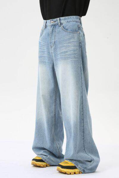 Wide Leg Jeans with Pockets for Ultimate Comfort and Style - Selvanelle