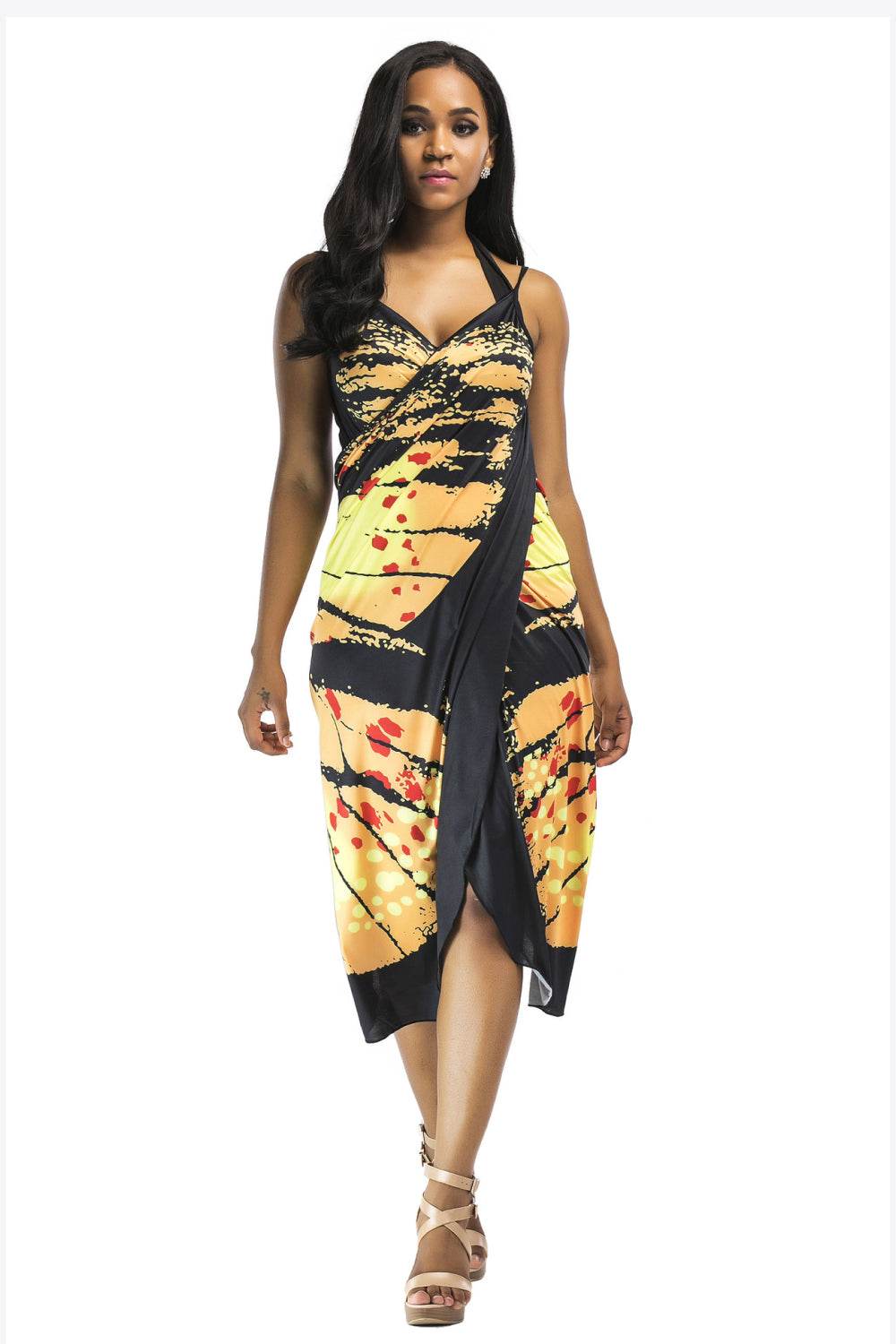 Butterfly Spaghetti Strap Cover Up - Selvanelle