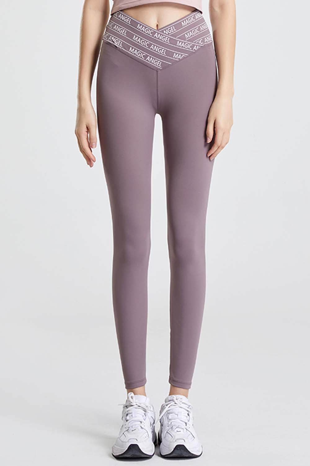 Wide Waistband Sports Pants - Selvanelle
