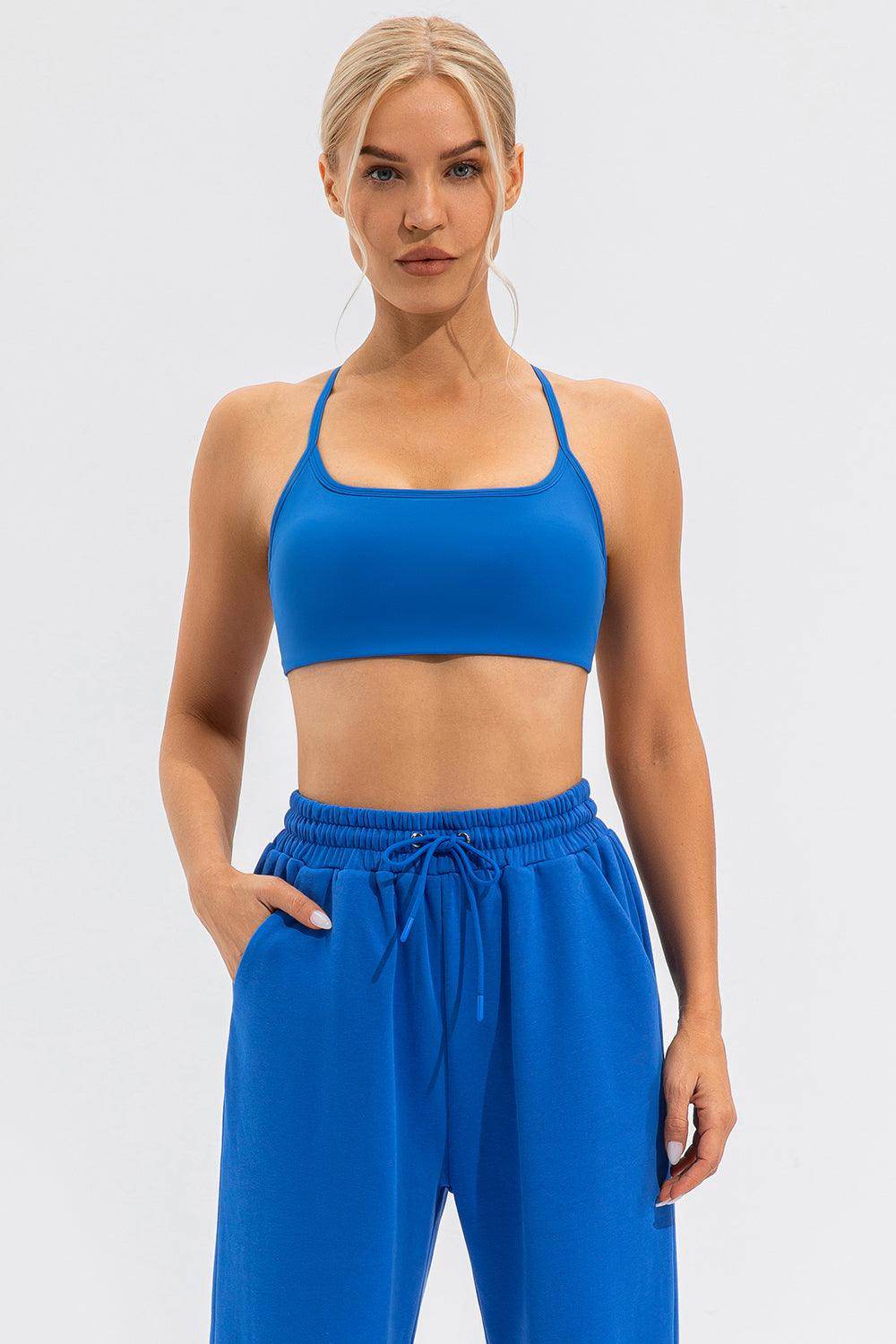 Crisscross Spaghetti Strap Active Cami for Comfortable Wear - Selvanelle