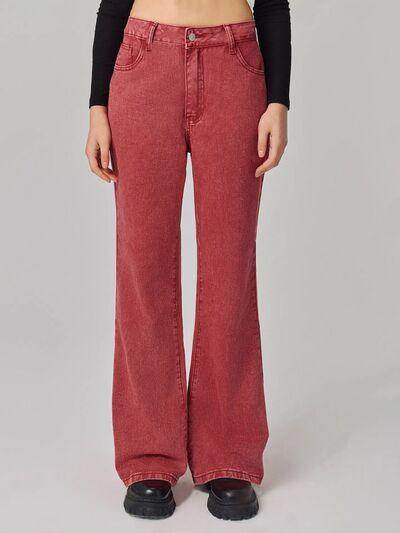 Bootcut Jeans with Pockets for Stylish Everyday Wear - Selvanelle