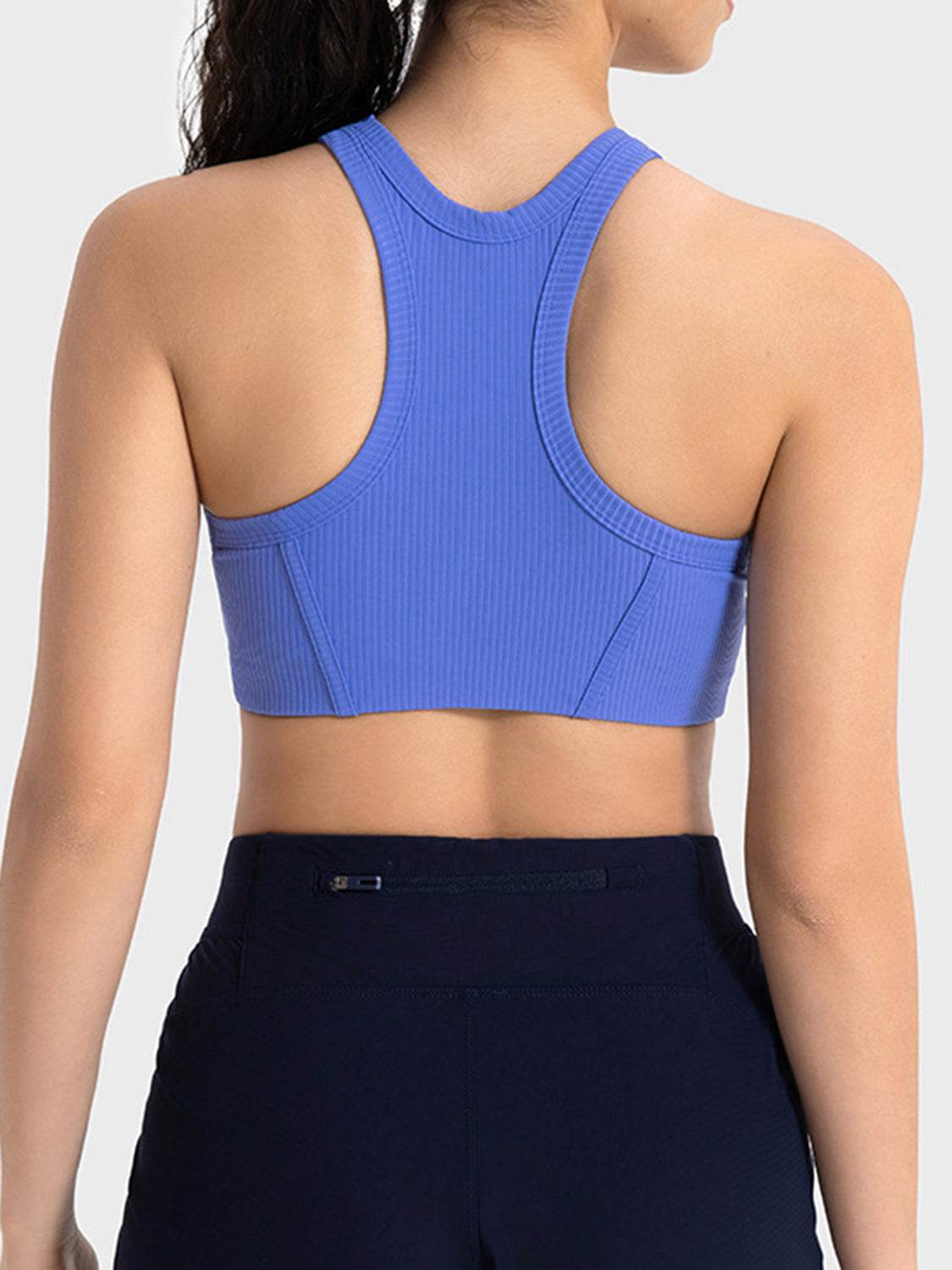 Millennia Wide Strap Cropped Sport Tank - Selvanelle