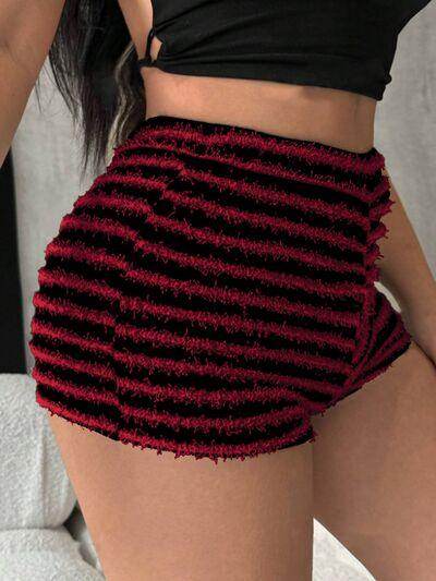 Stylish Striped High Waist Shorts for Women in Various Sizes - Selvanelle
