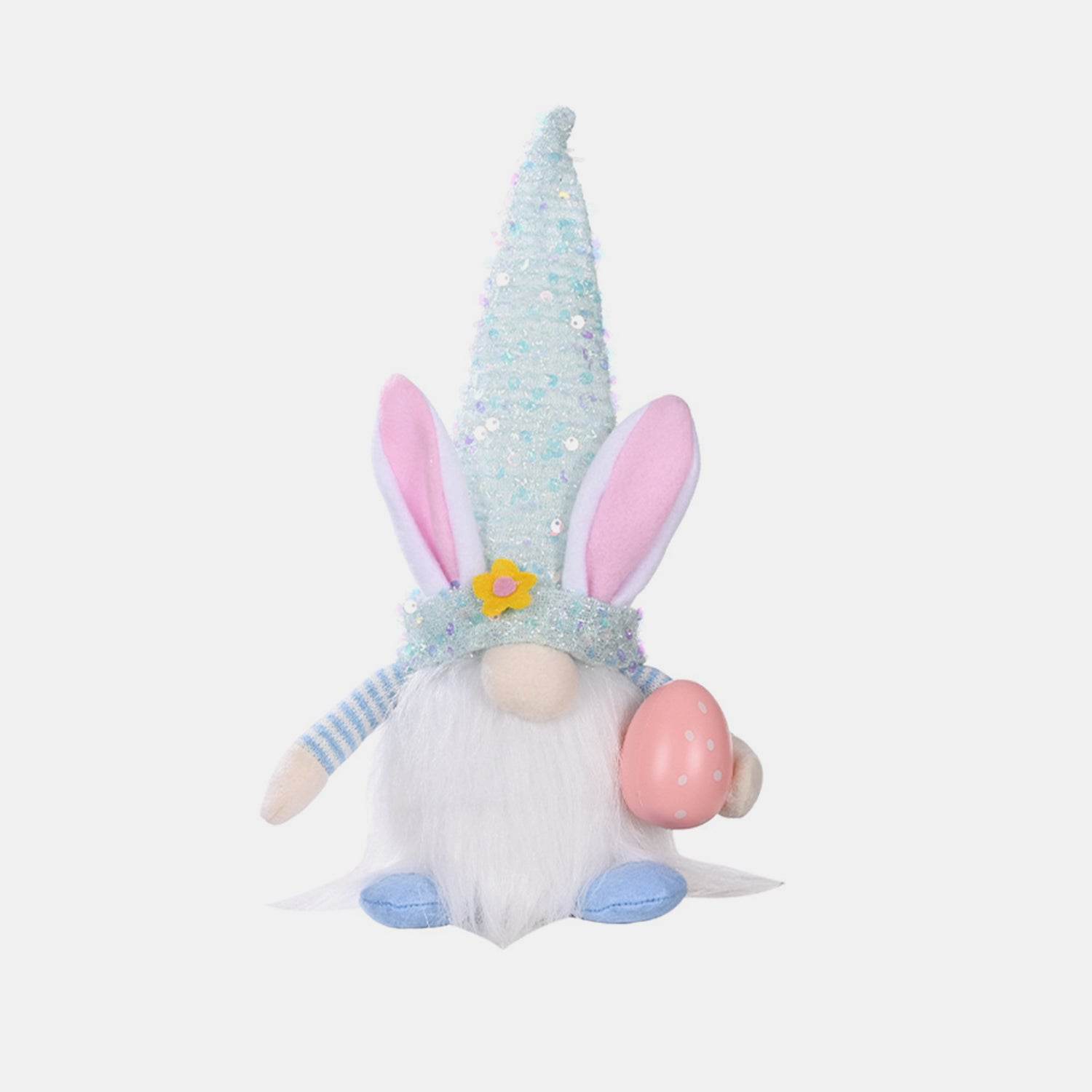 Easter Sequin Pointed Hat Faceless Gnome - Selvanelle