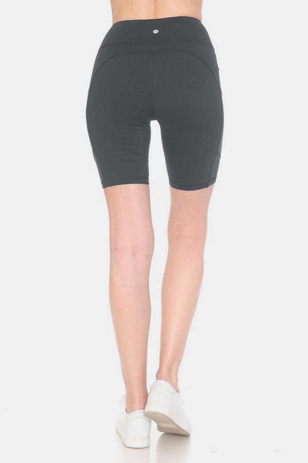 Leggings Depot Full Size High Waist Active Shorts for Women - Selvanelle