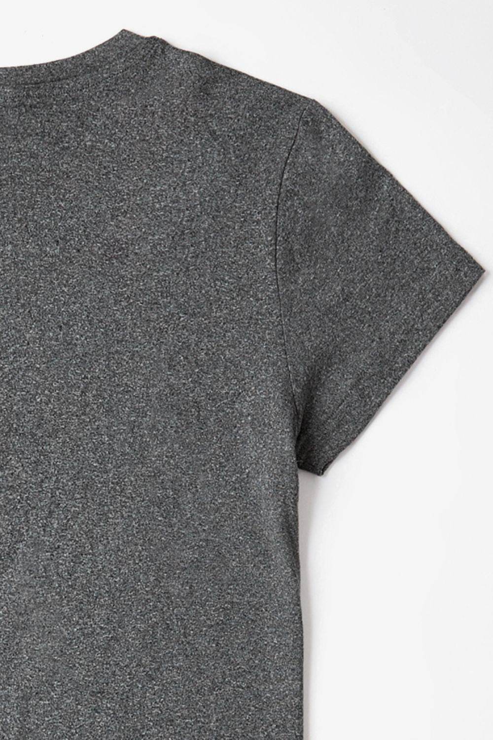 HAPPY EASTER Round Neck Short Sleeve T-Shirt - Selvanelle