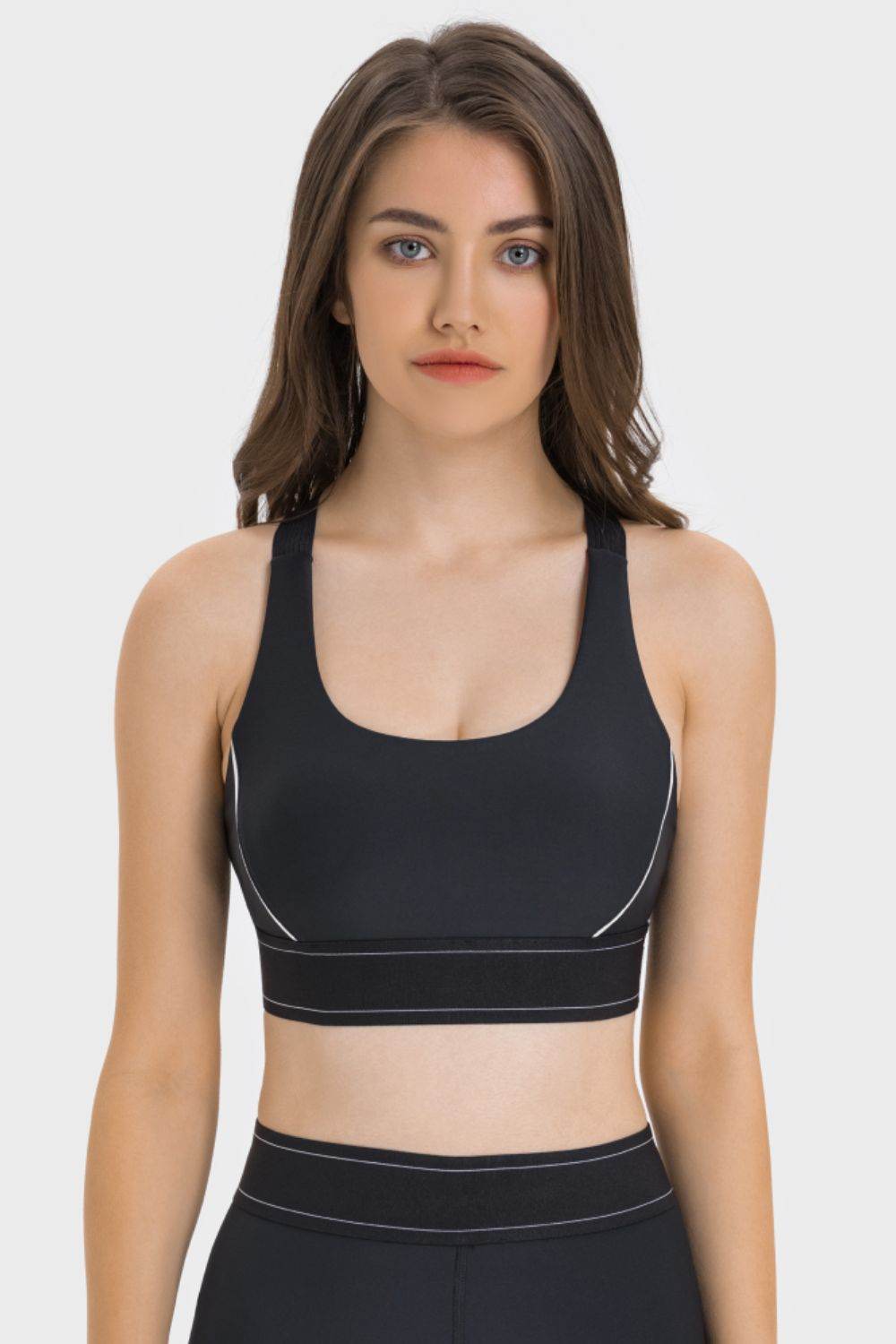 Millennia Contrast Sports Bra - Selvanelle