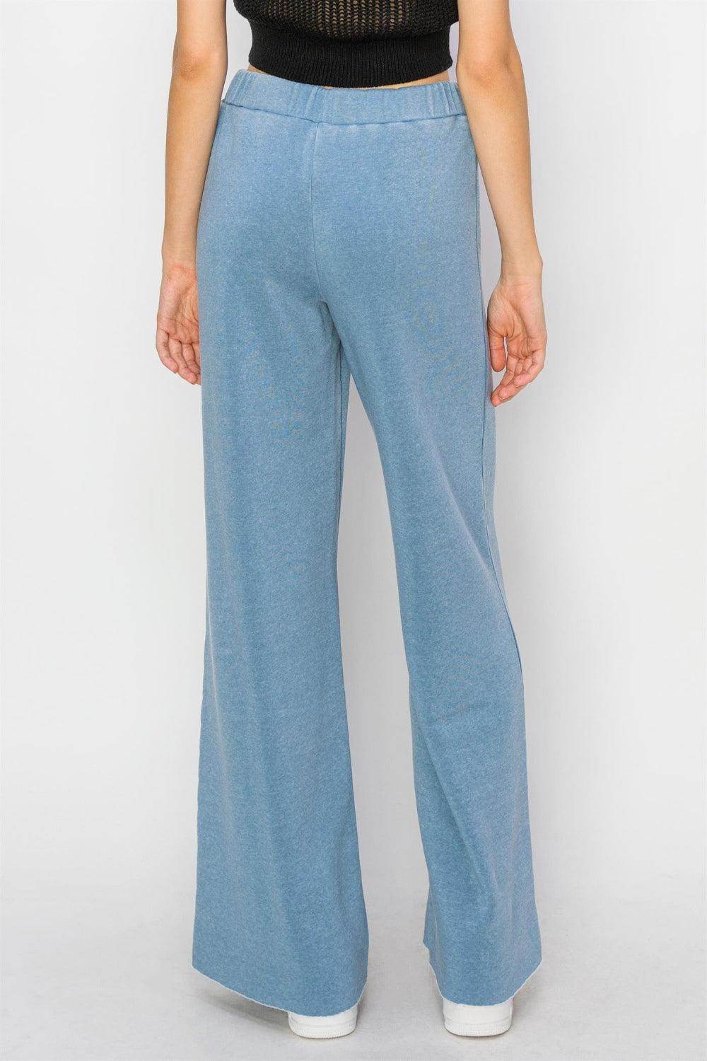 HYFVE Drawstring Wide Leg Pants for Effortless Style - Selvanelle