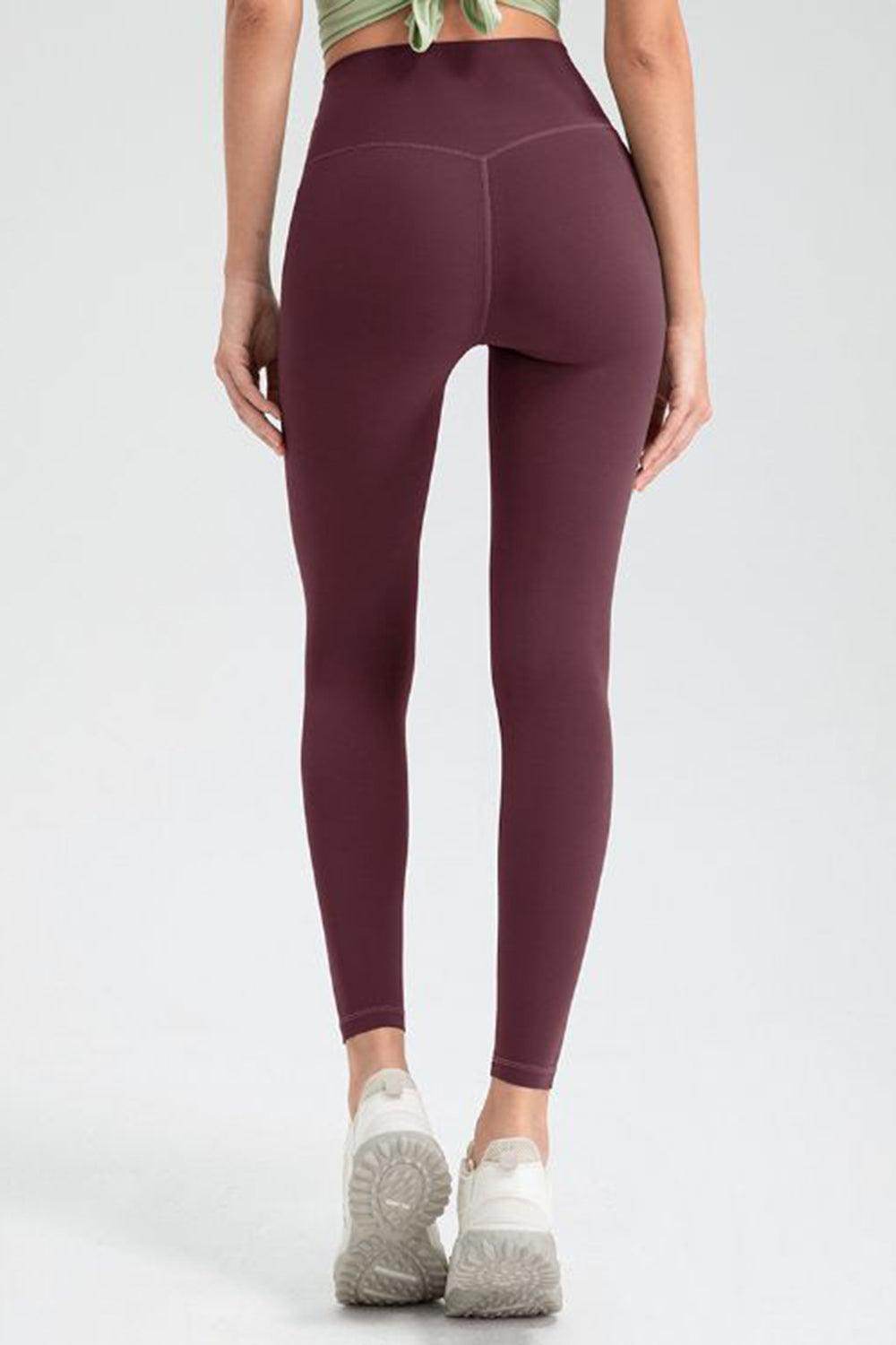 Wide Waistband High Waist Sport Leggings for Active Comfort - Selvanelle