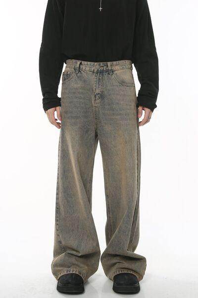 Wide Leg Jeans with Pockets for Stylish Everyday Wear - Selvanelle