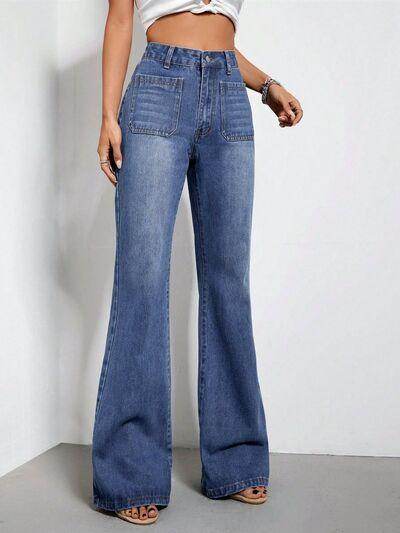 Bootcut Jeans with Pockets for Comfortable Everyday Style - Selvanelle