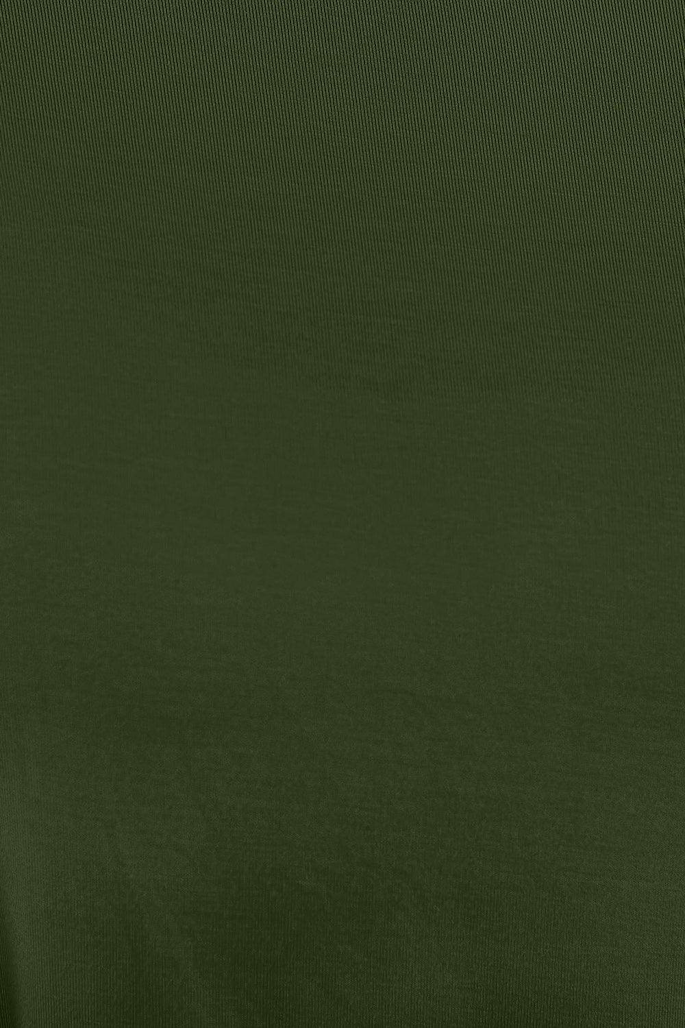 Basic Bae Full Size Round Neck Dropped Shoulder T-Shirt - Selvanelle