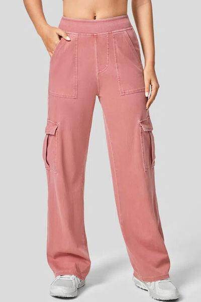 High Waist Straight Leg Cargo Jeans for Modern Style - Selvanelle