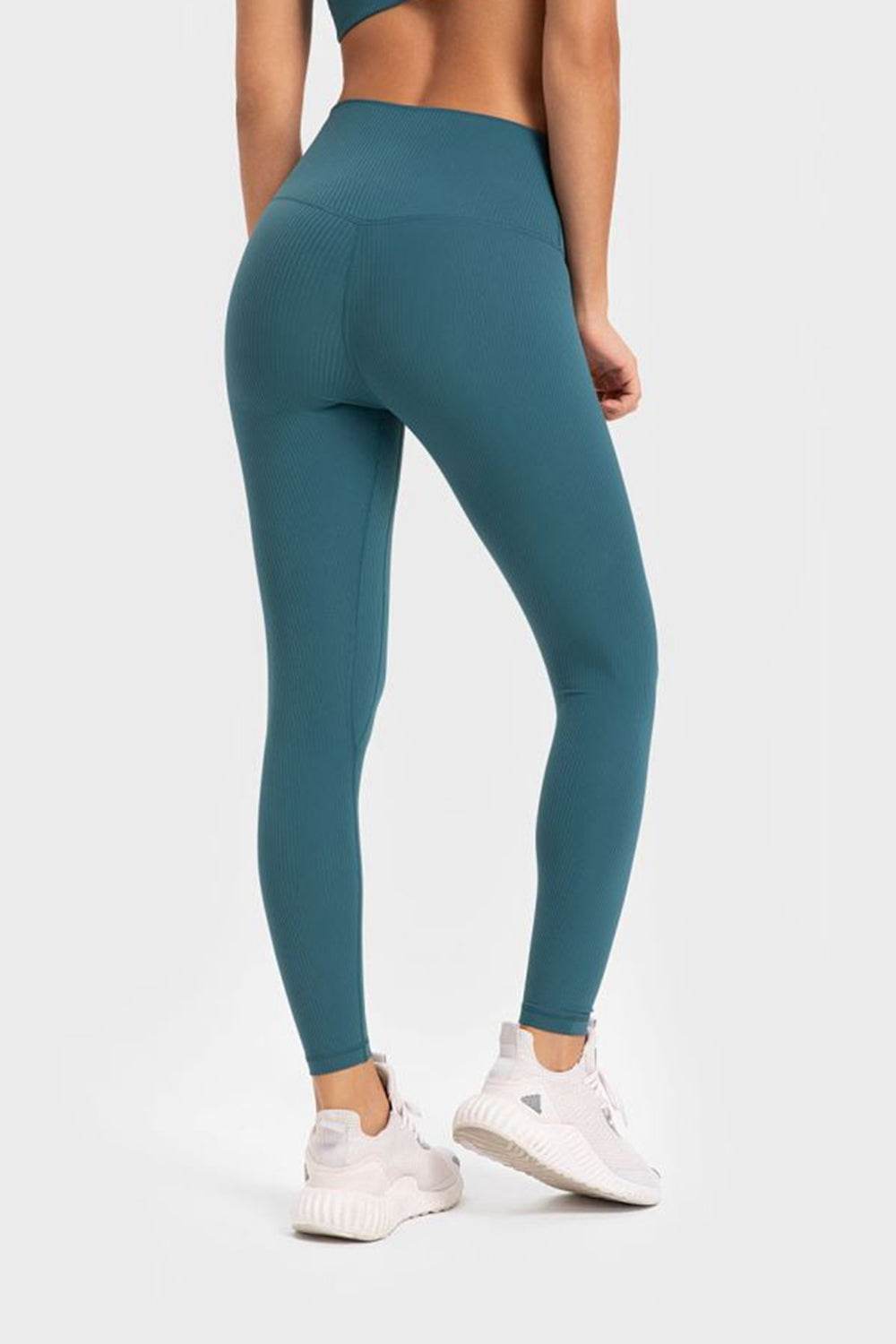 Millennia Highly Stretchy Wide Waistband Yoga Leggings - Selvanelle